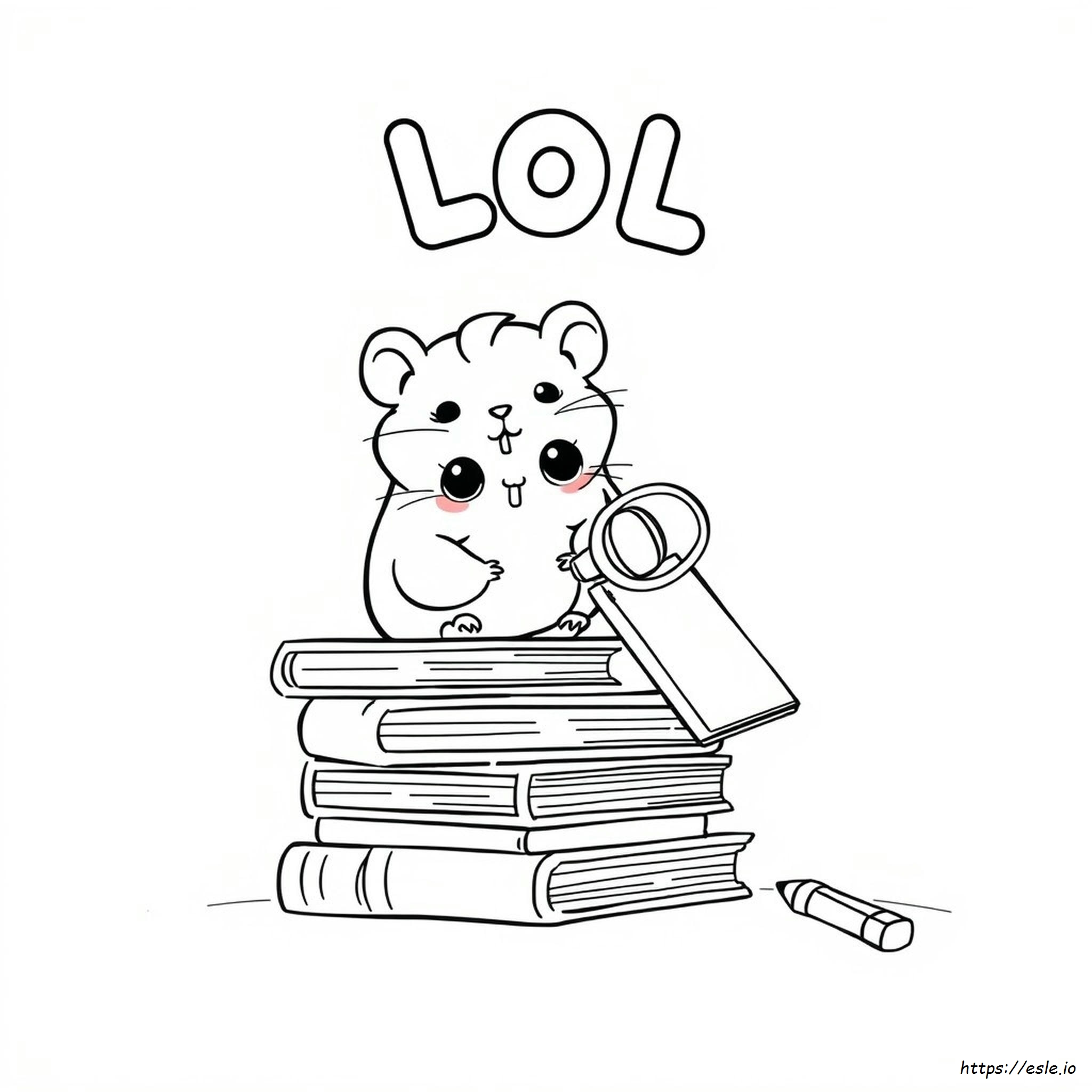 Lol Hamster Coloring Page