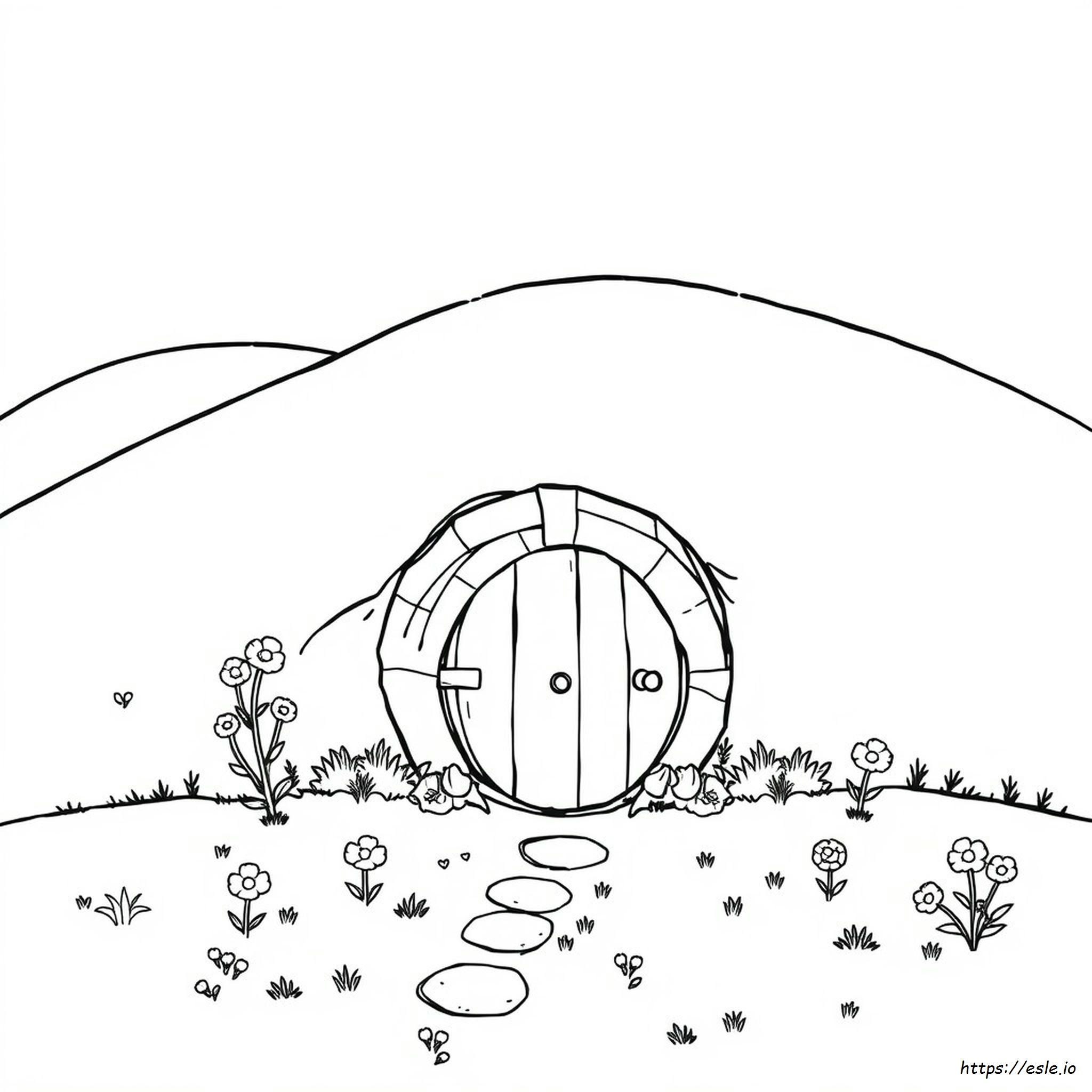 Tana Hobbit Da Colorare