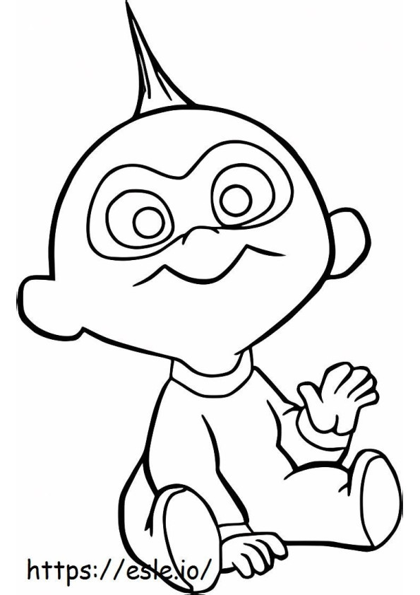 Jack Jack The Cutest Baby coloring page