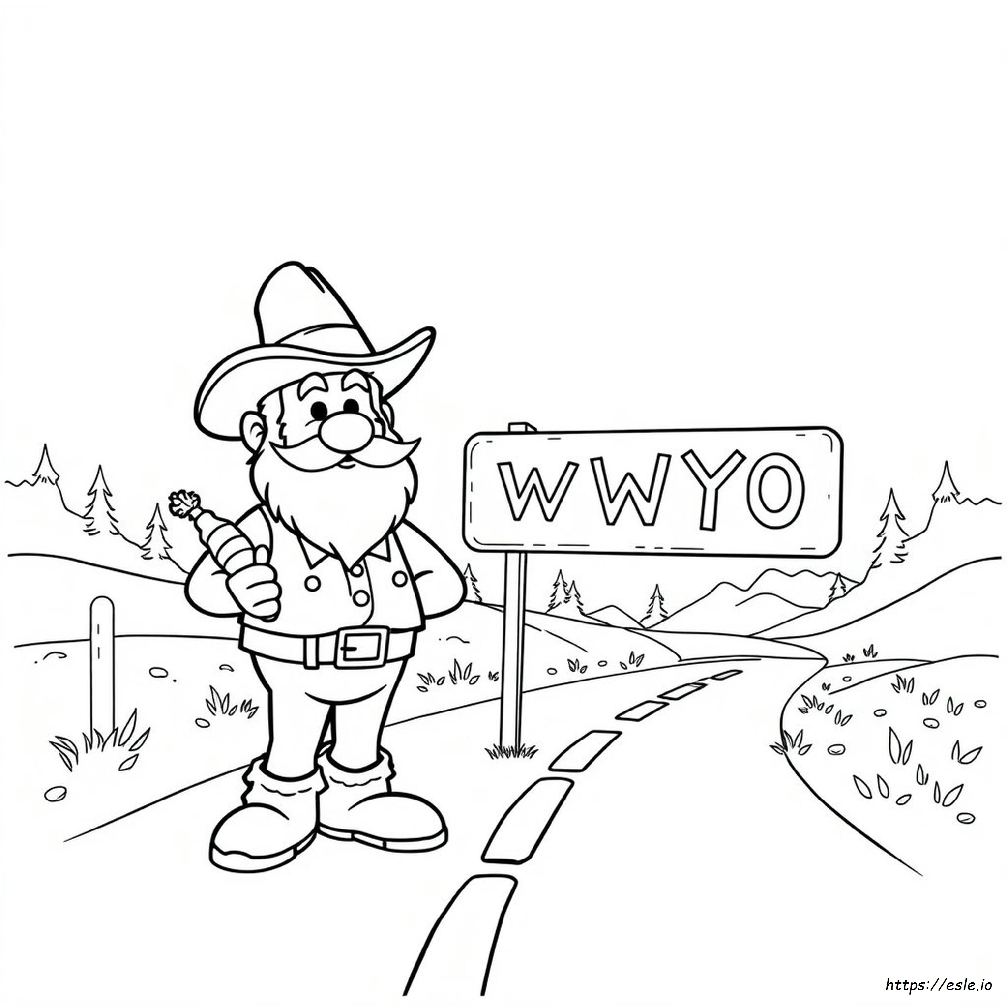 Yosemite Sam Coloring Page