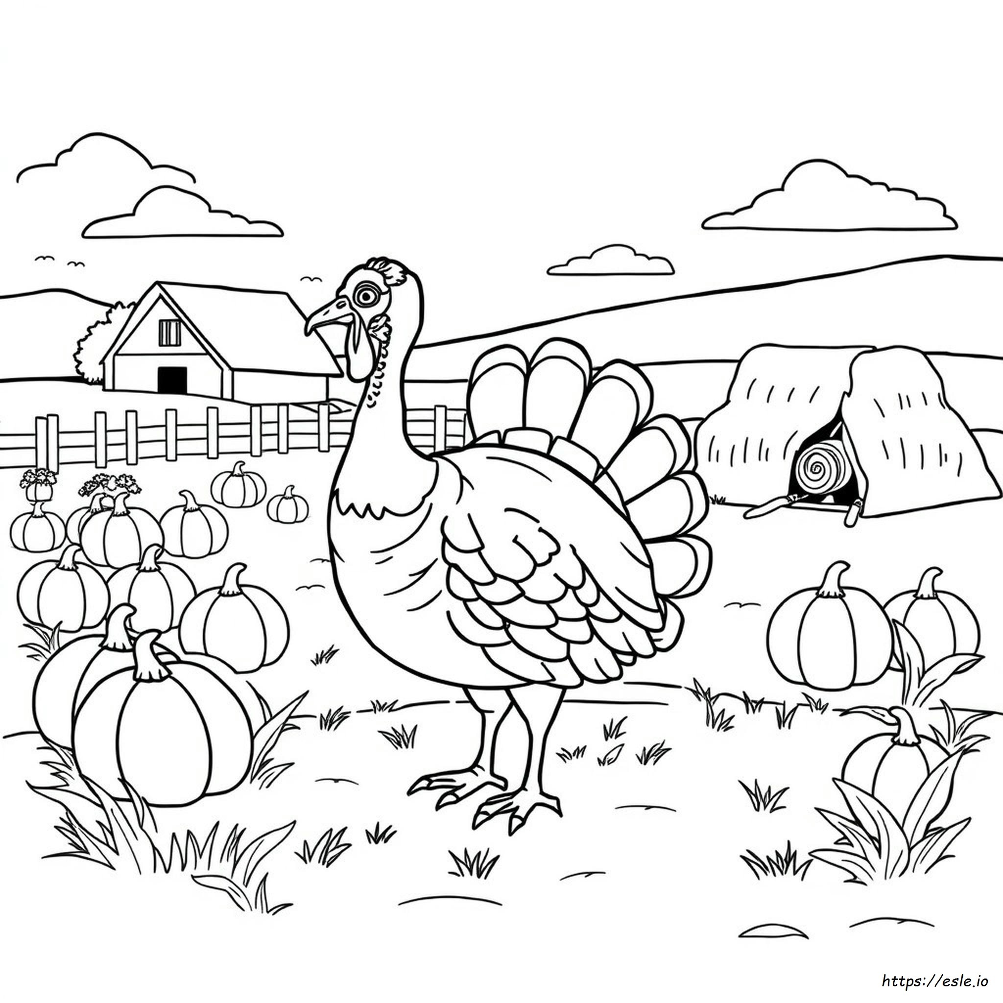 Disegni Di Tacchini Da Colorare