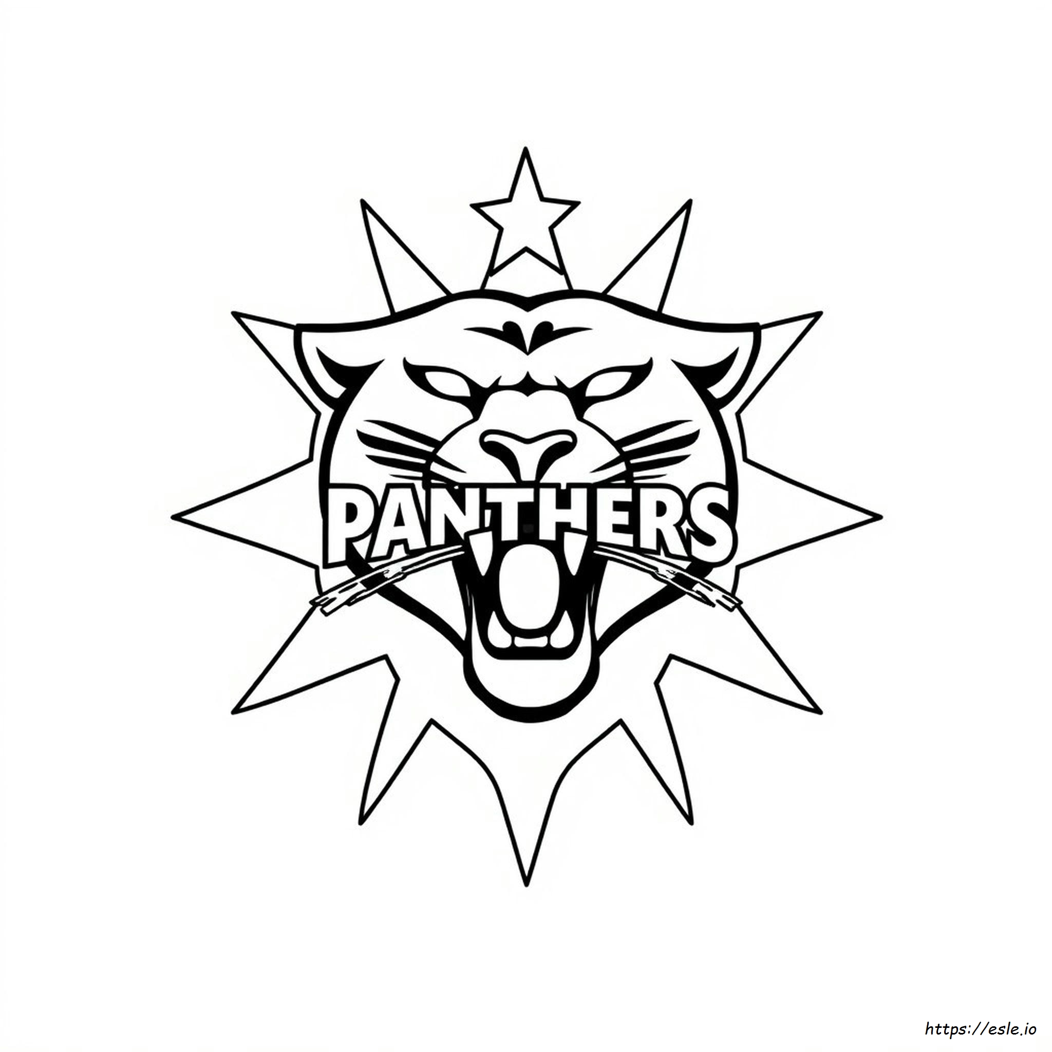 Logo Dei Panthers Da Colorare