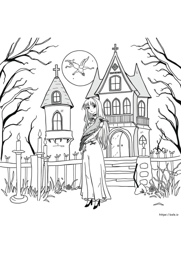 Coloriage Gothique