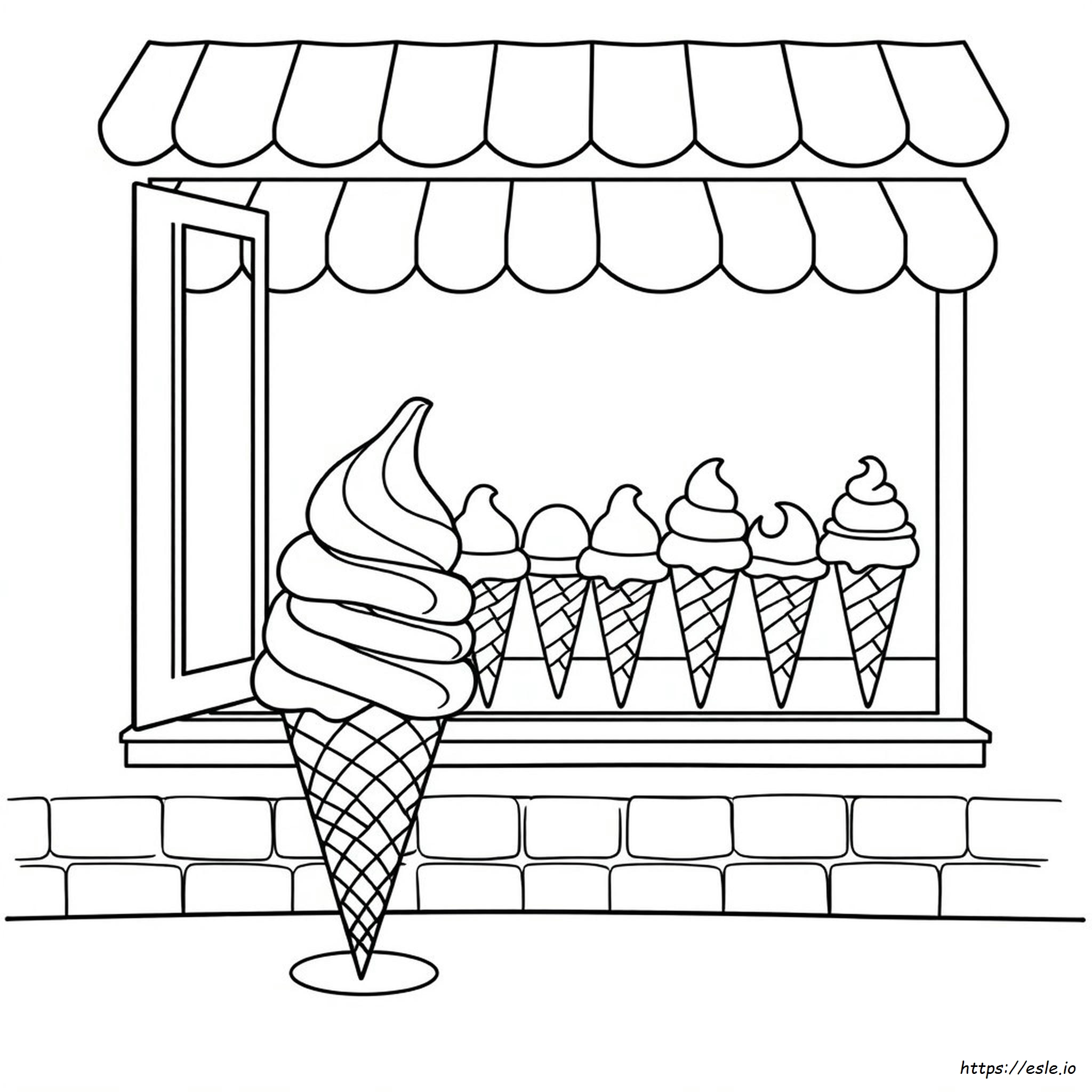 Coloring Sheet Ice Cream Coloring Pages