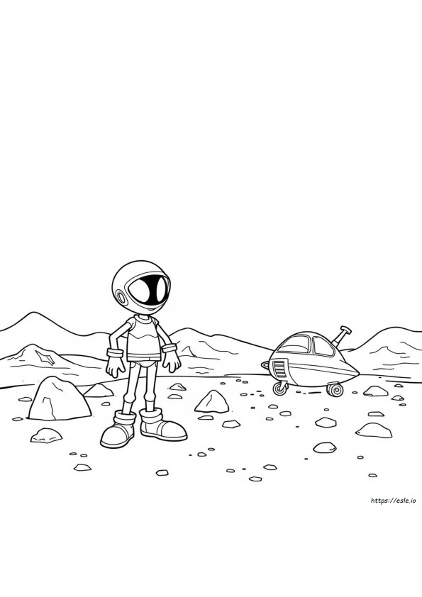 Mars Mewarnai Gambar