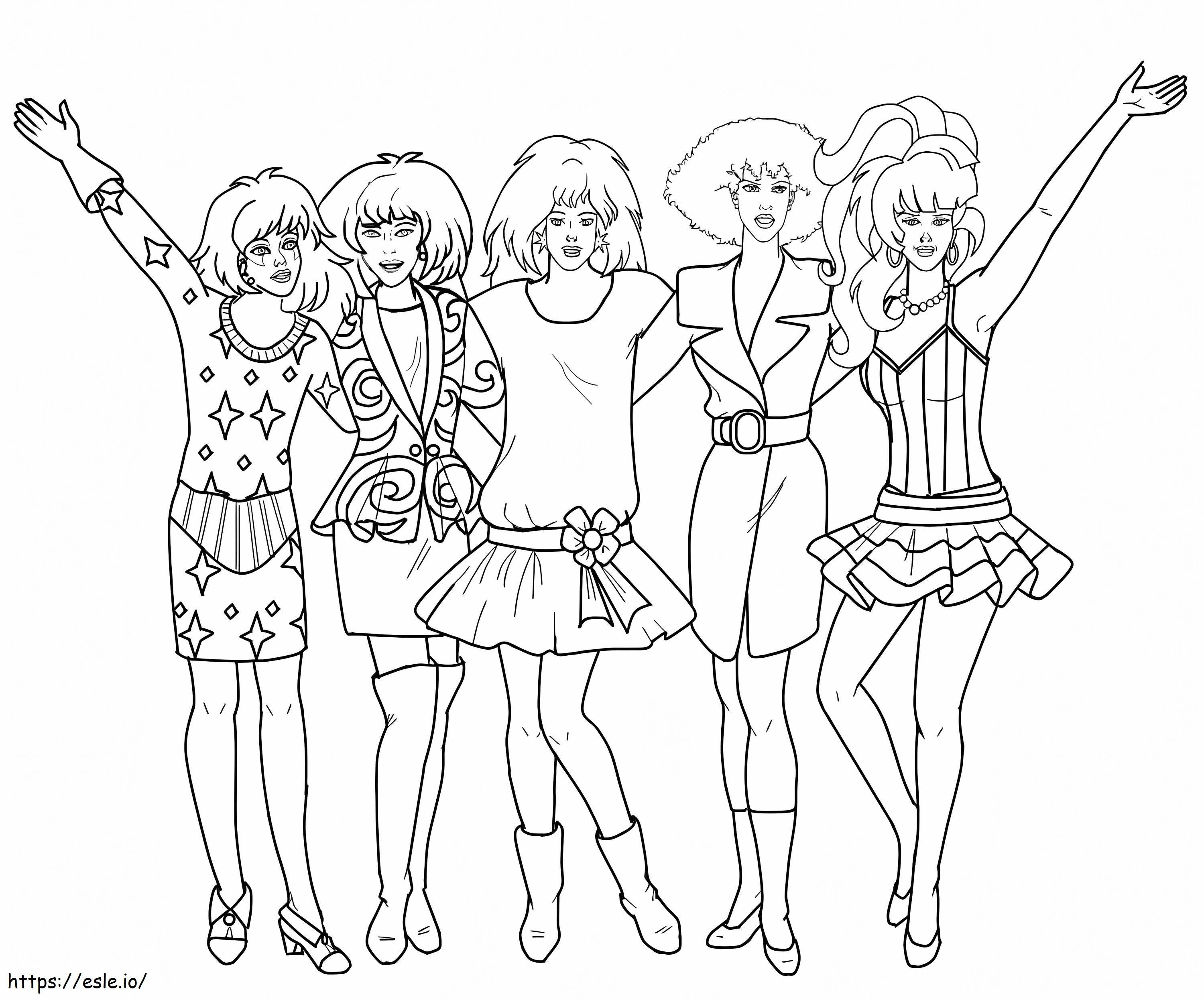 Free Jem And The Holograms coloring page