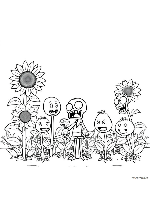 Pvz Coloring Pages