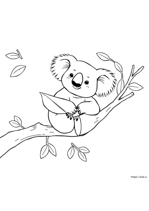 Ücretsiz Koala Ayısı Boyama Sayfaları