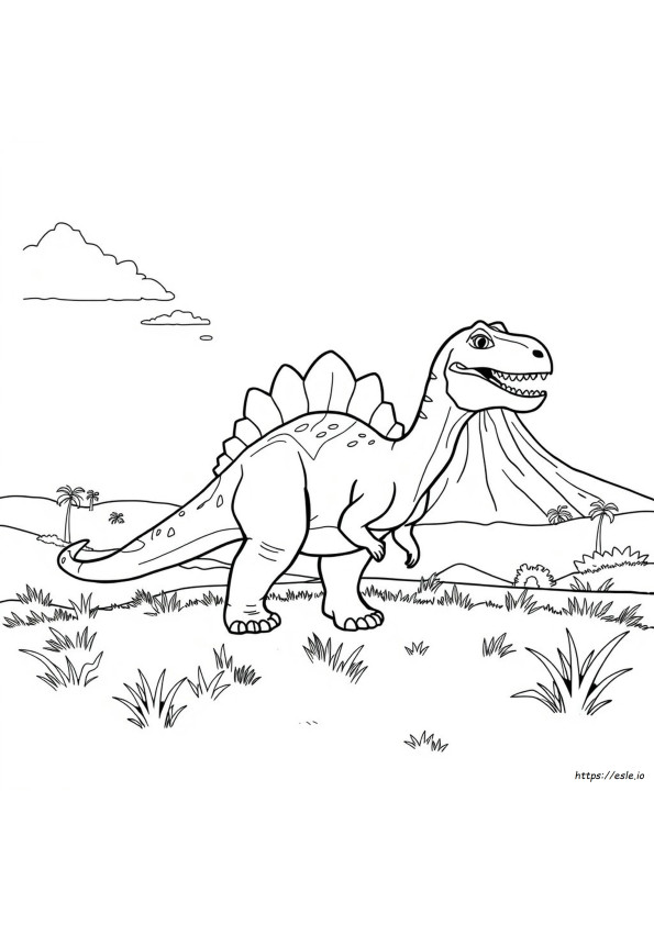 Kolorowanka Rajasaurus