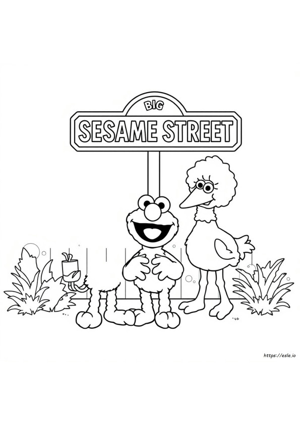 Coloring Sesame Street Printables