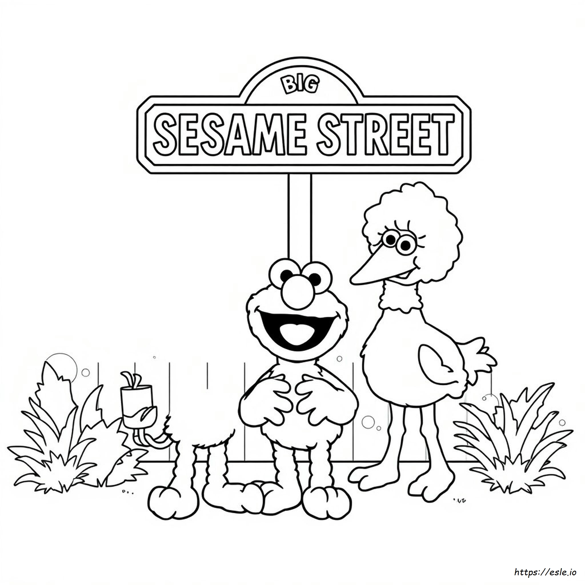 Disegni Da Colorare Di Sesame Street Da Stampare