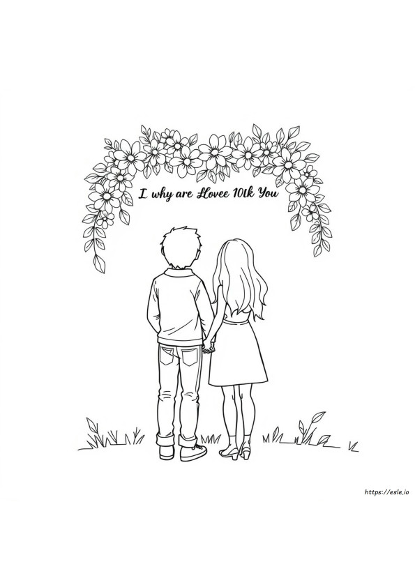 Love One Another As I Have Loved You Coloring Page