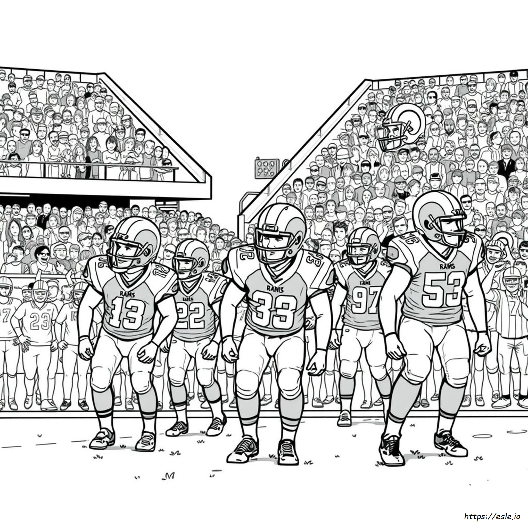 Disegni Da Colorare Dei St Louis Rams