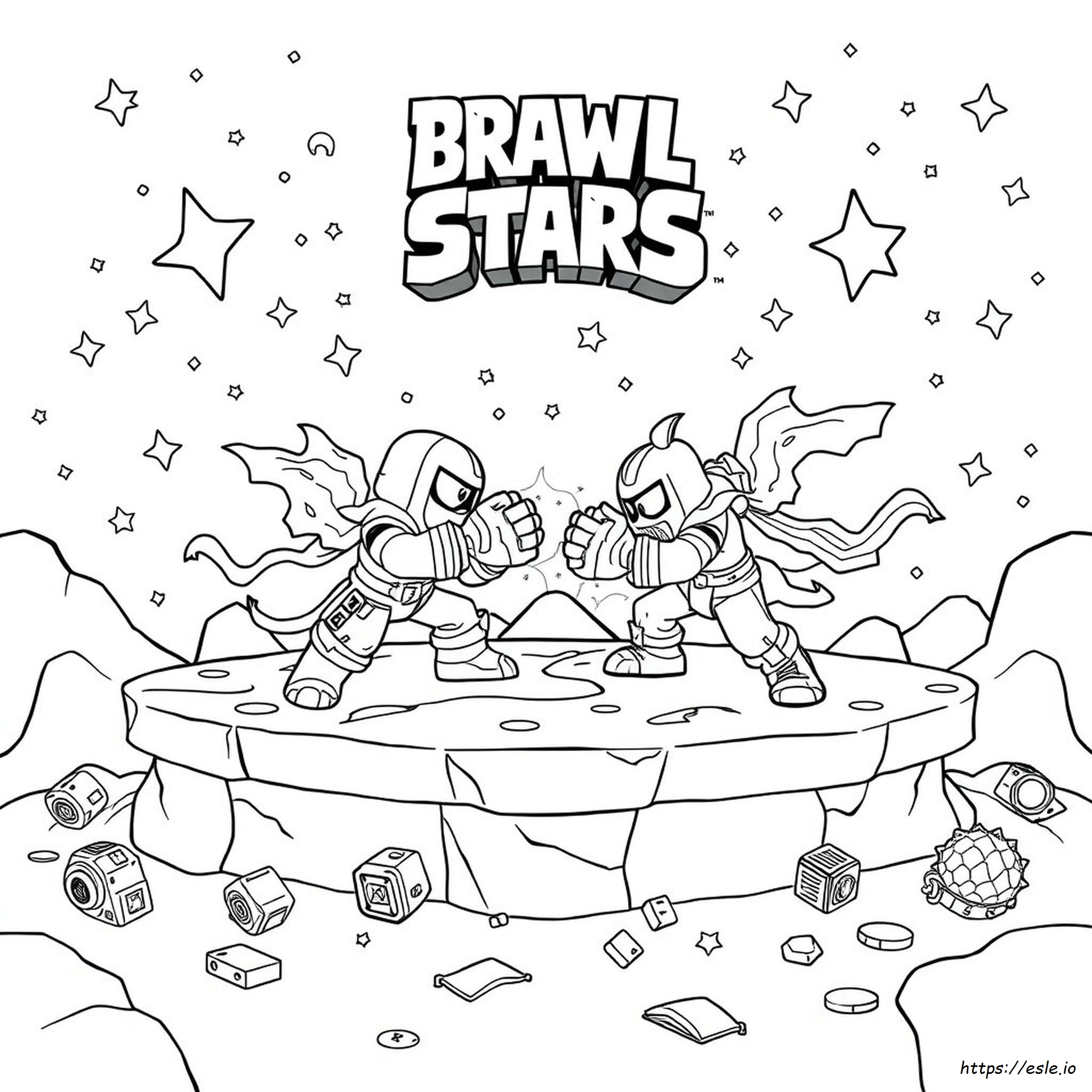 Coloriage Dessin Brawl Stars