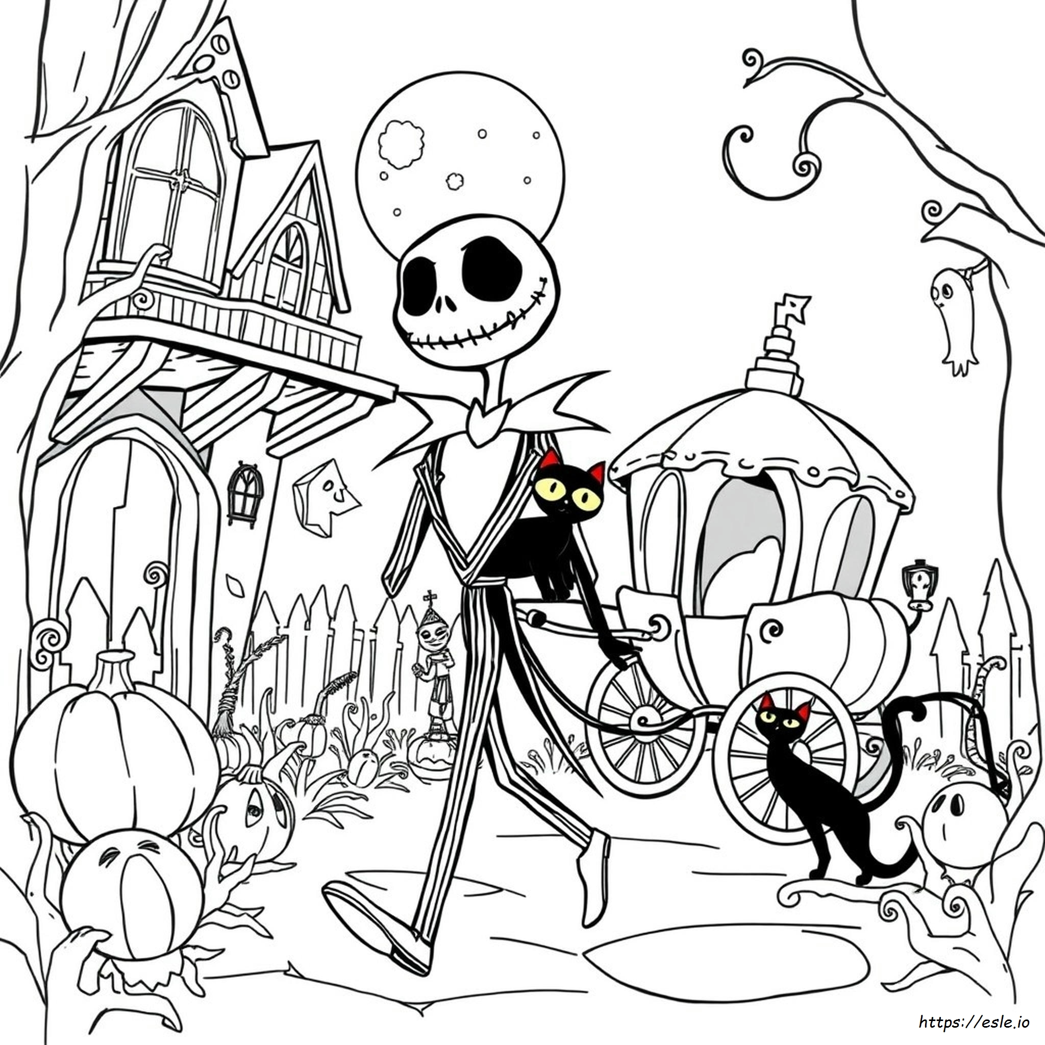 Jack Skellington Da Colorare