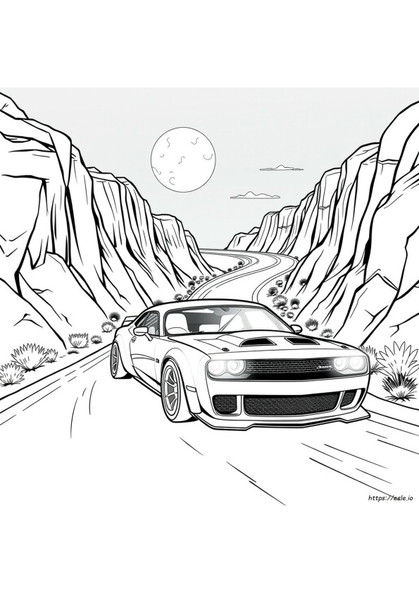 Hellcat Gambar Mewarnai