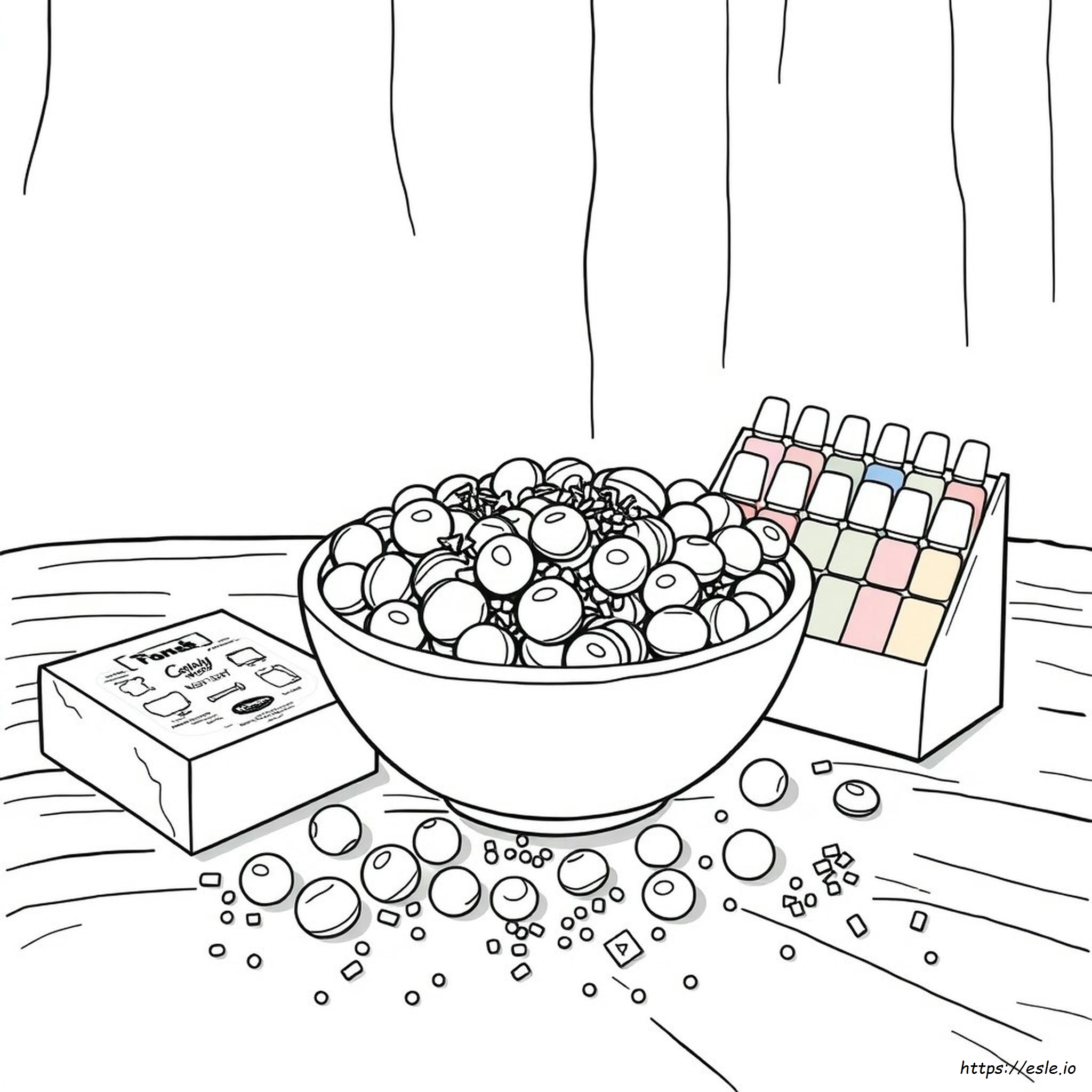 Cibo Pittura Da Colorare