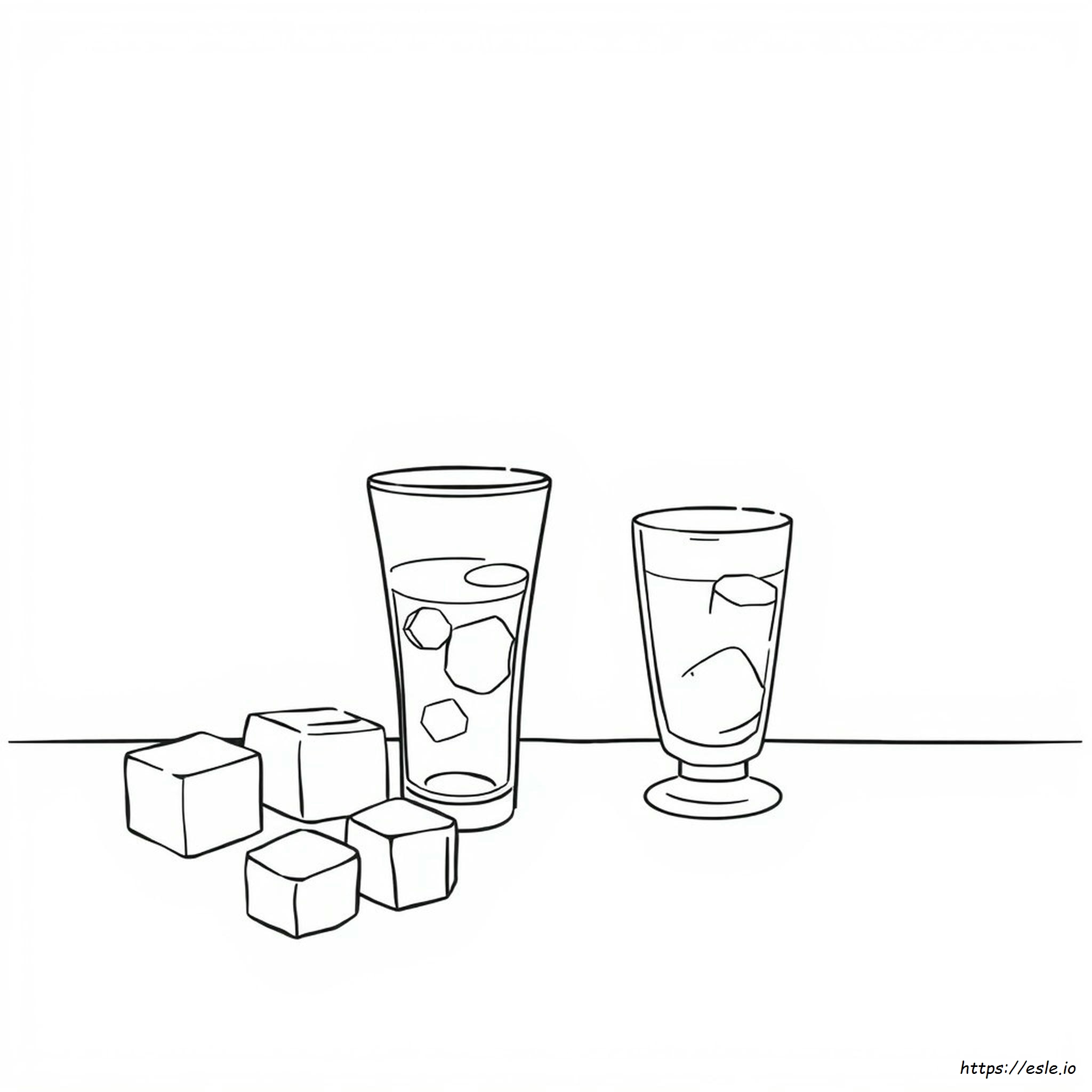 Tazza D'acqua Da Colorare
