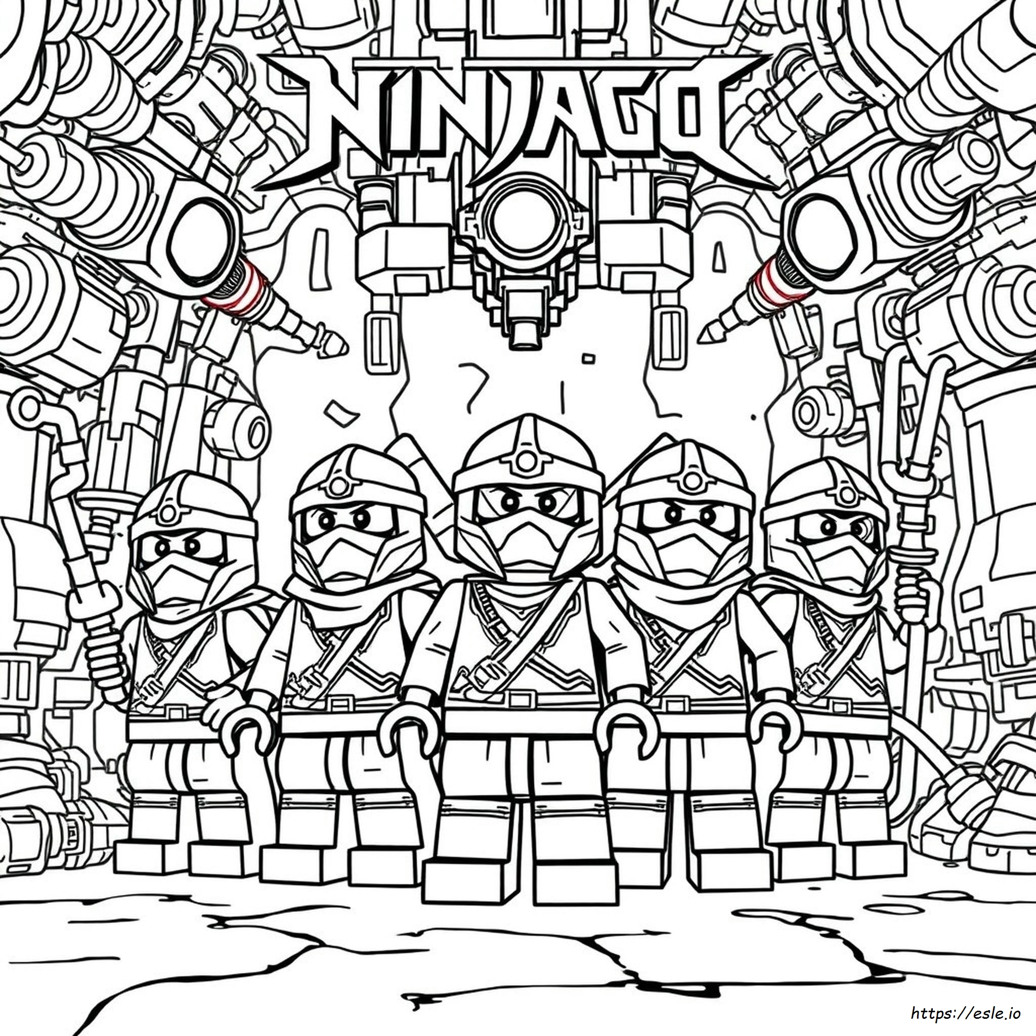 Ninjago Cattivi Da Colorare