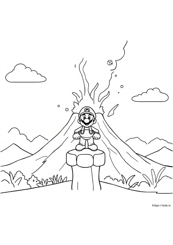 Gambar Mewarnai Mario Untuk Dewasa