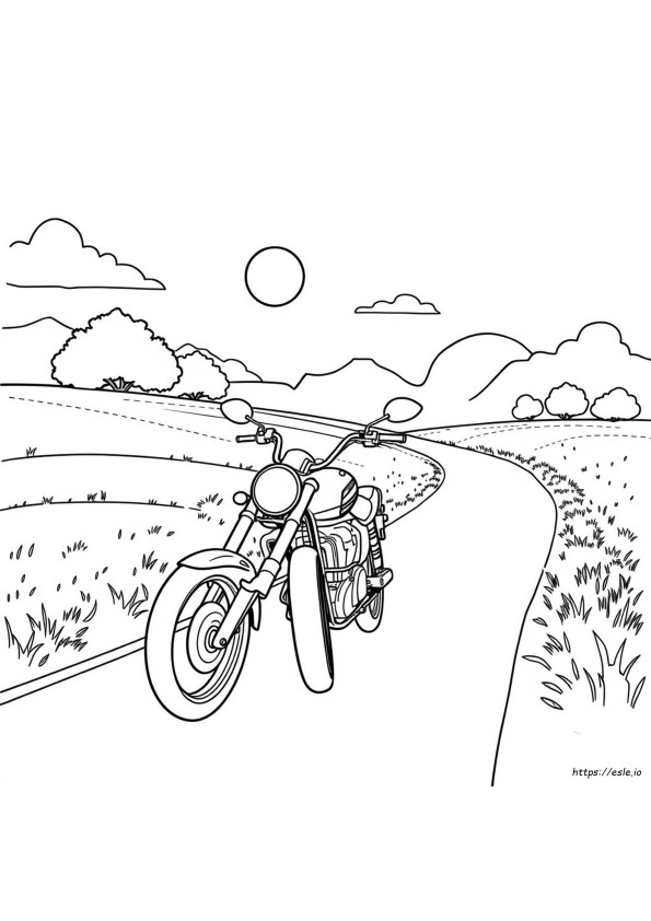 Mewarnai Sepeda Motor