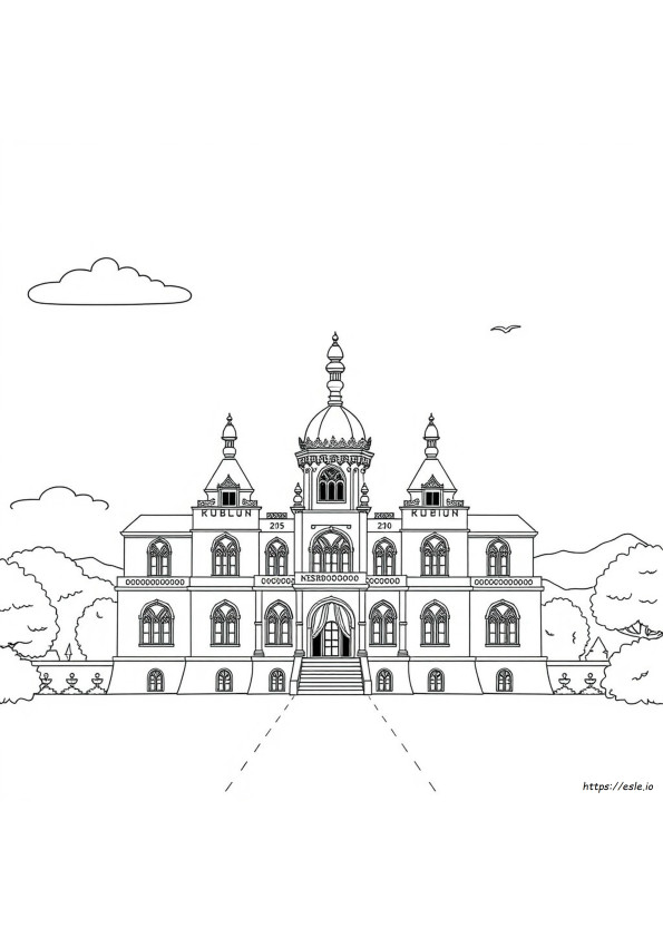 Istana Gambar Mewarnai