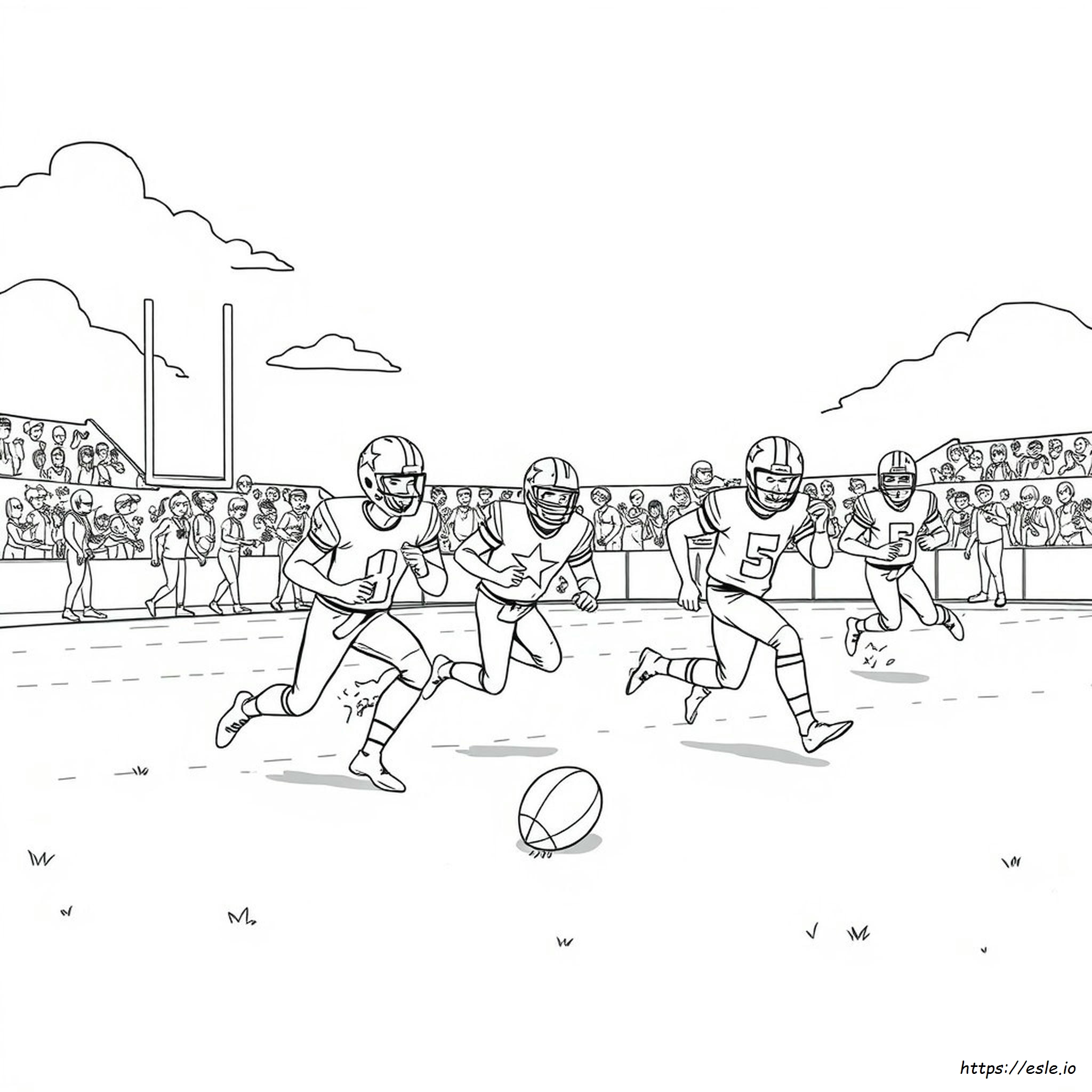 Cowboys Football Disegni Da Colorare