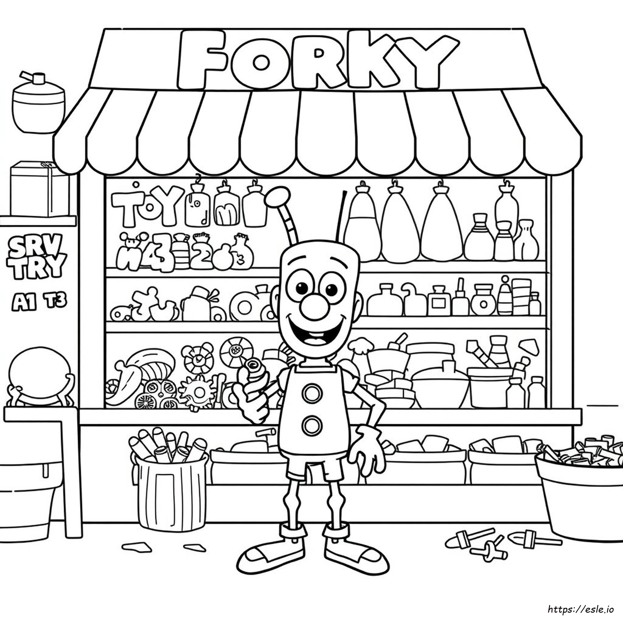 Forky Da Colorare E Stampare Gratis