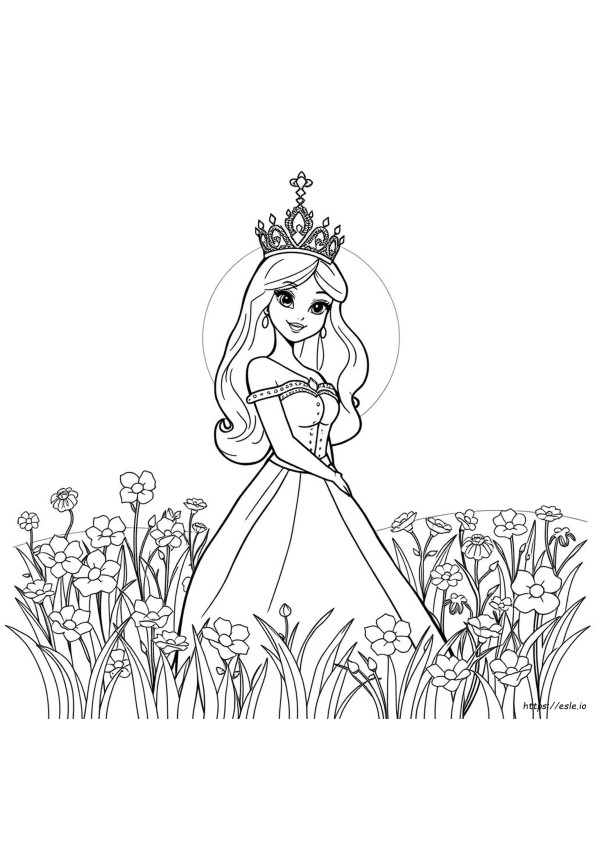 Gambar Mewarnai Mahkota Putri Yang Dapat Dicetak
