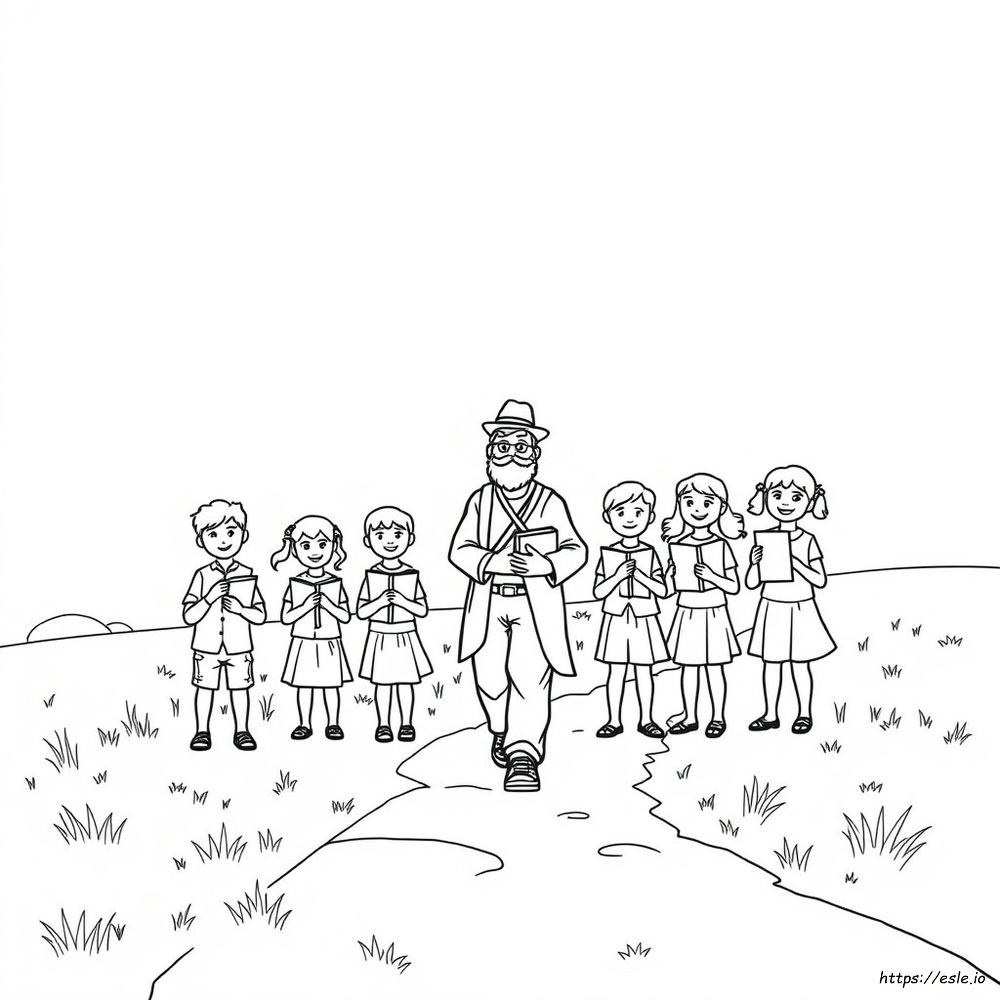 Missionary Coloring Pages Free