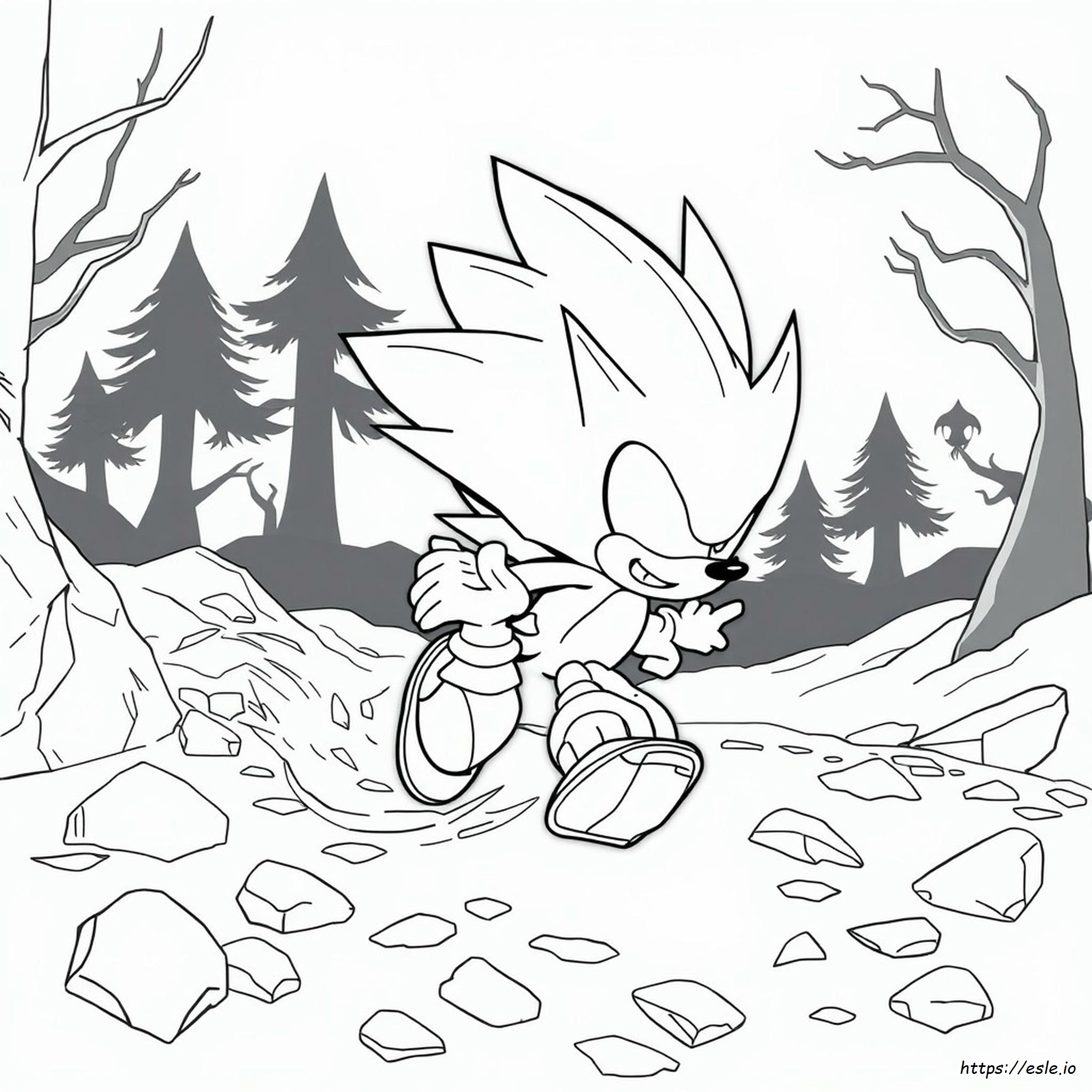 Dark Sonic Da Colorare, Darkspine Sonic, Super Sonic Da Colorare E Stampare