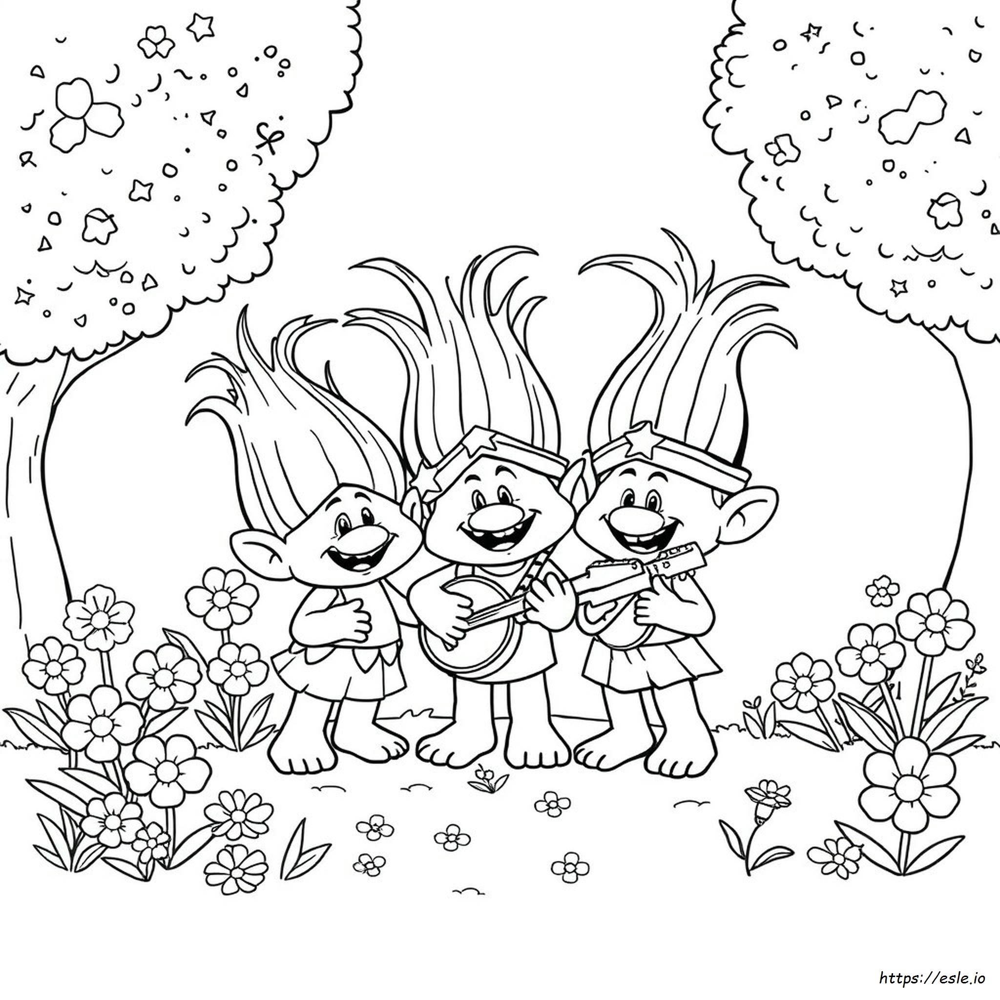 Trolls: Uniti Dalla Musica - Disegni Da Colorare Gratis E Da Stampare