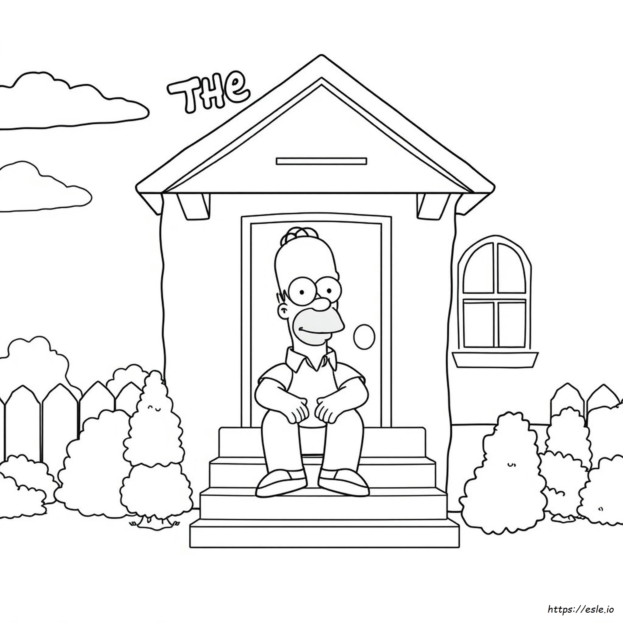 Homer Simpson Da Colorare E Stampare