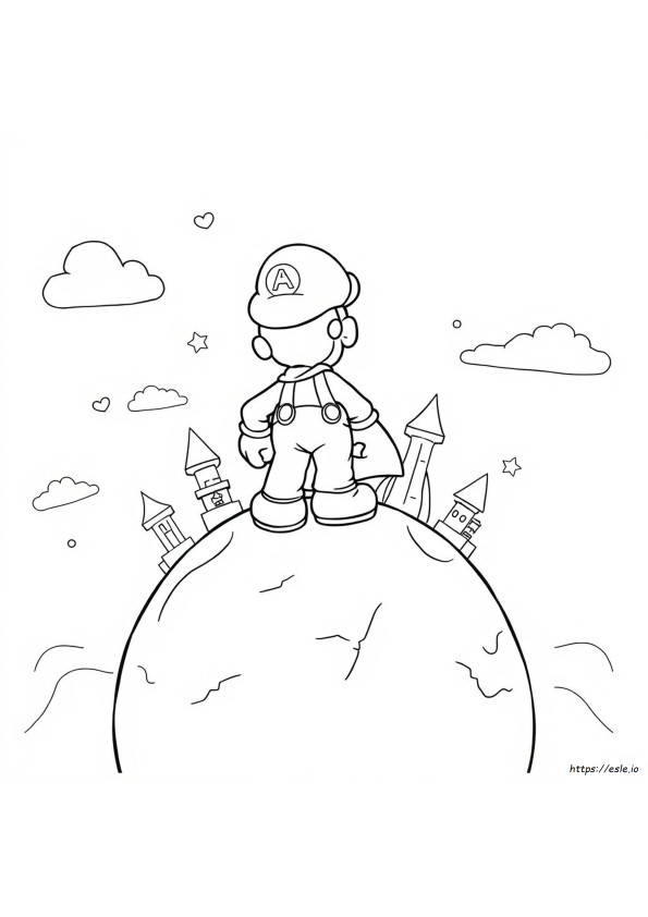 Super Mario Odyssey Halaman Mewarnai Untuk Dicetak