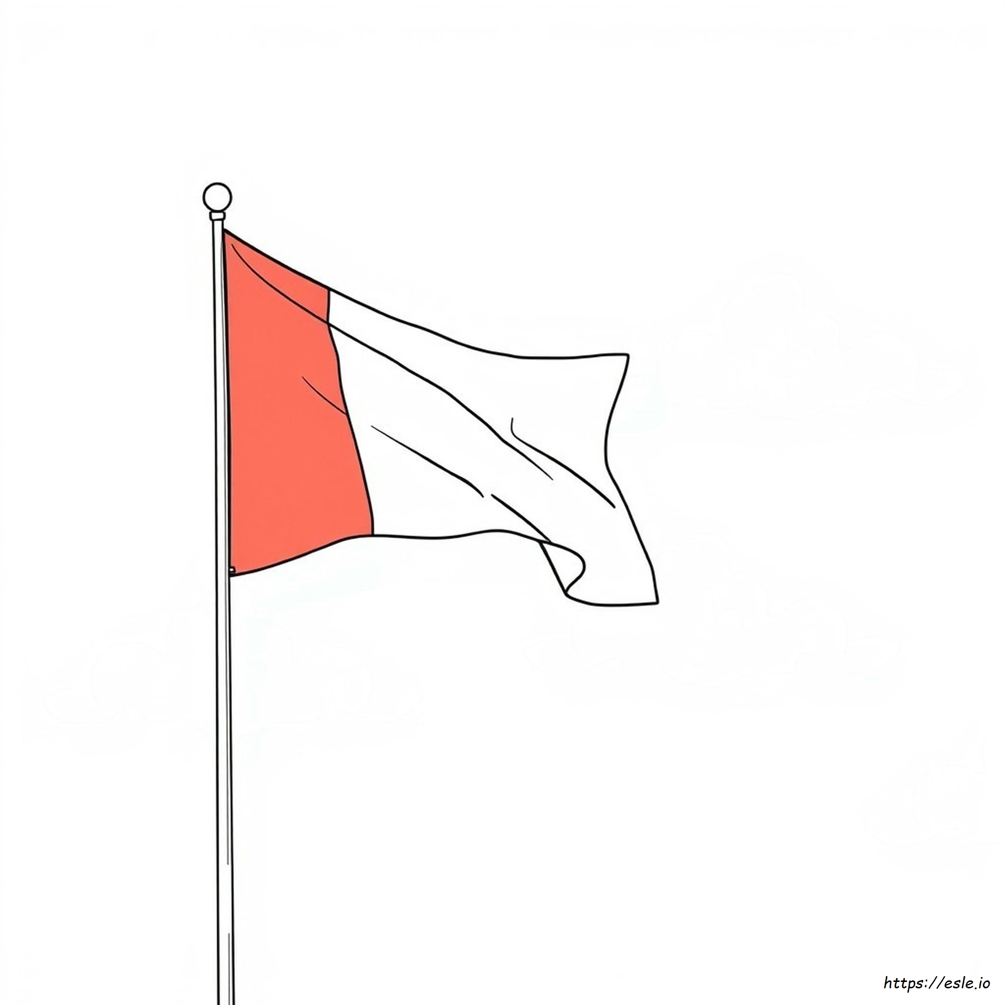 Bandiera Italiana Da Colorare
