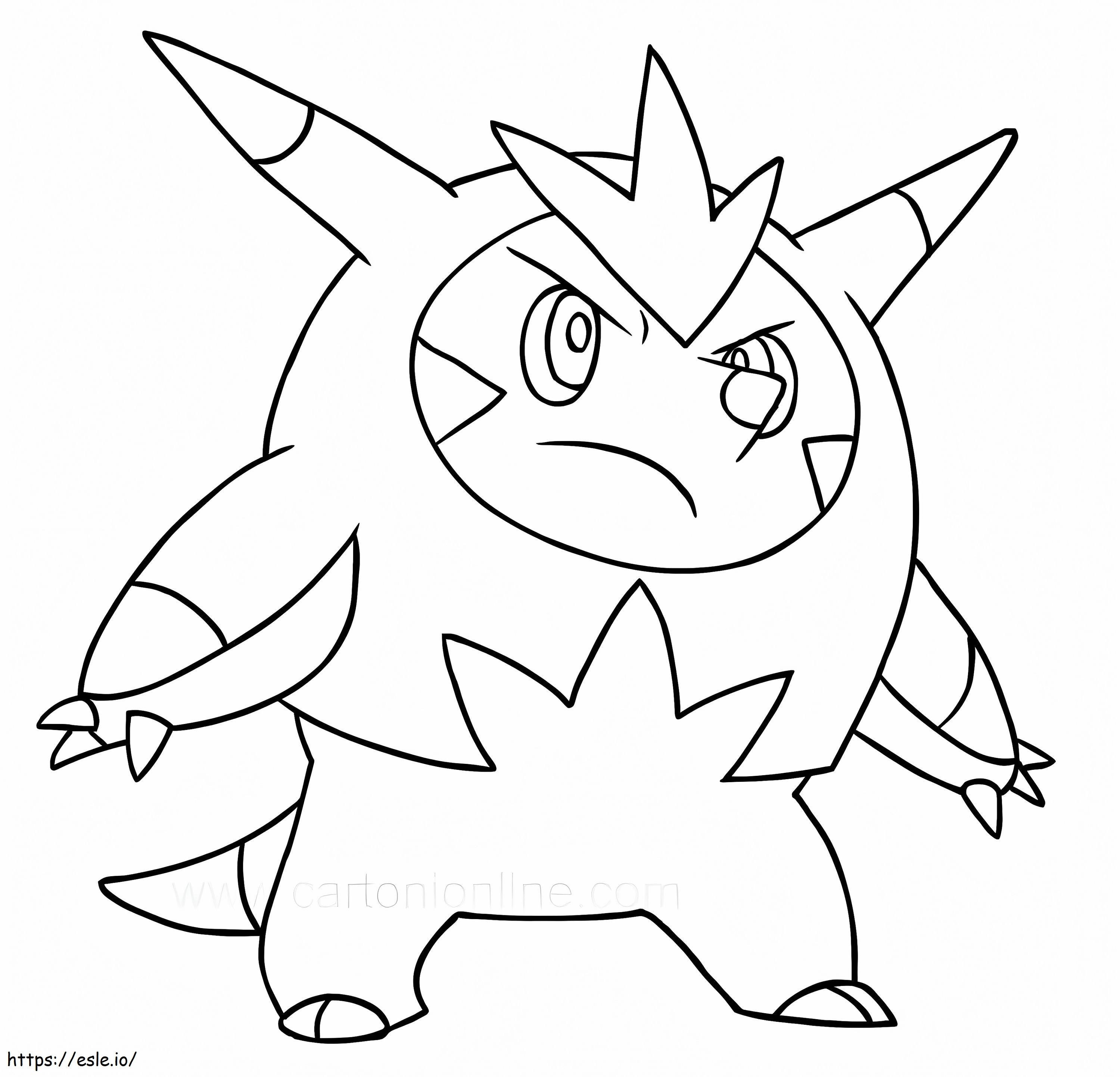 Druckbares Quilladin-Pokémon ausmalbilder