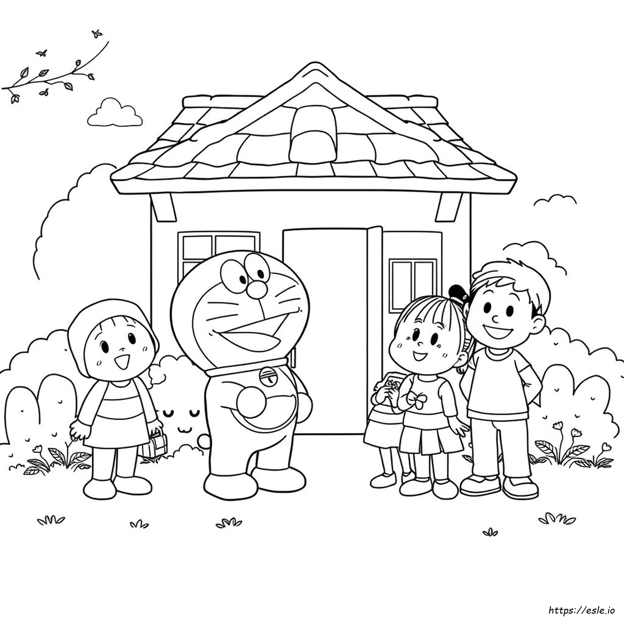 Disegni Da Colorare Doraemon Con Tutti Personaggi