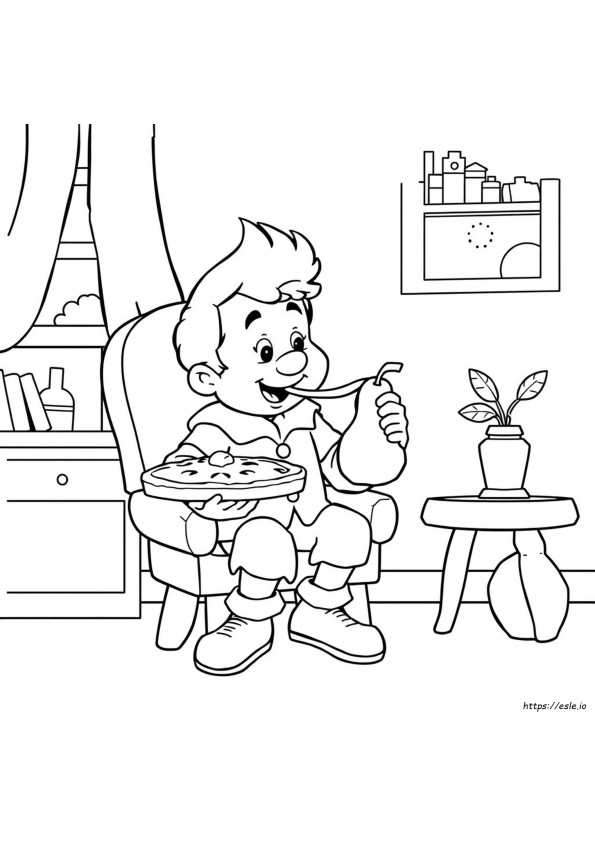 Little Jack Horner Gambar Mewarnai
