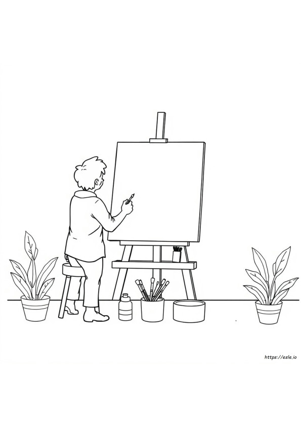 Art Coloring Book Pages