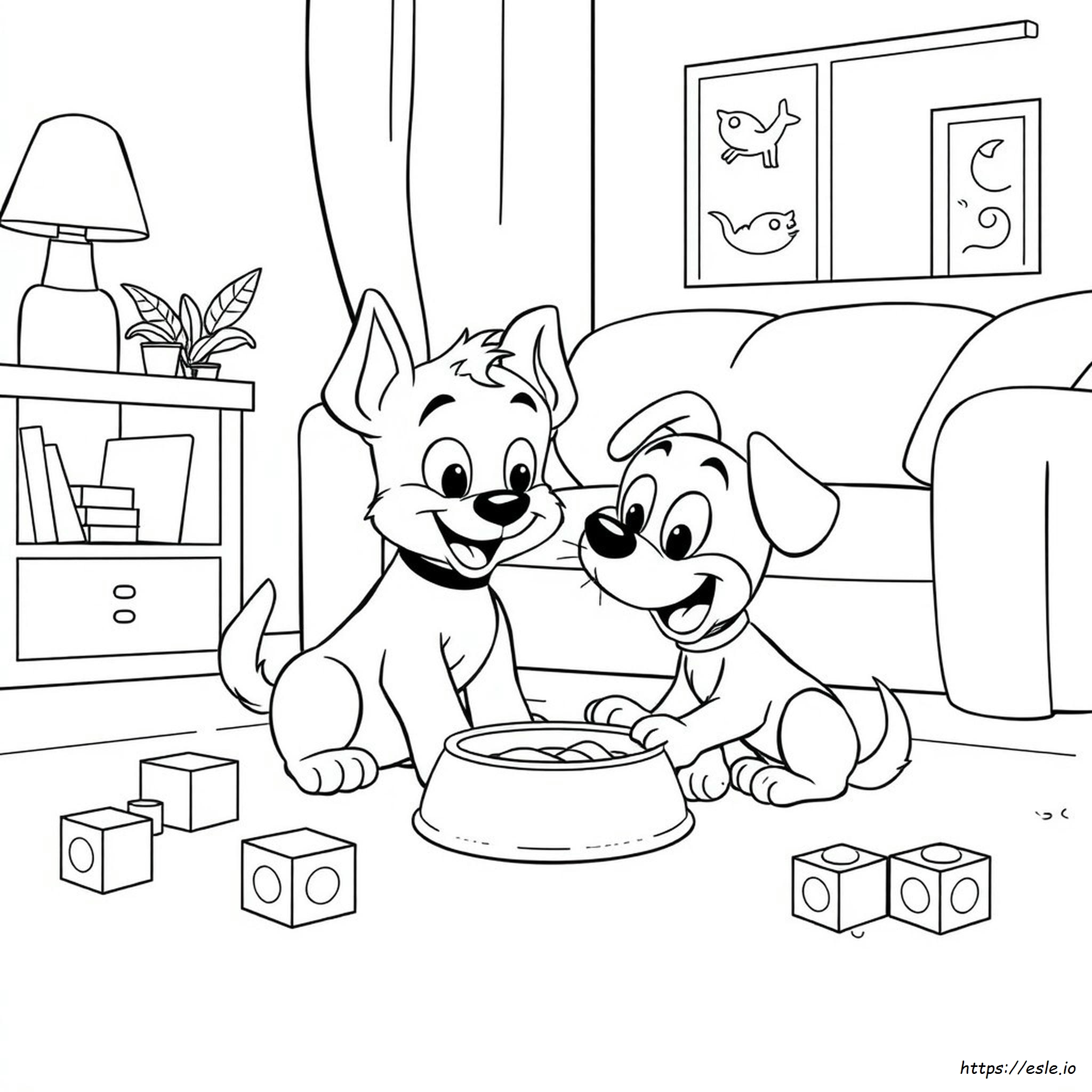 Disney Bluey Boyama Sayfaları