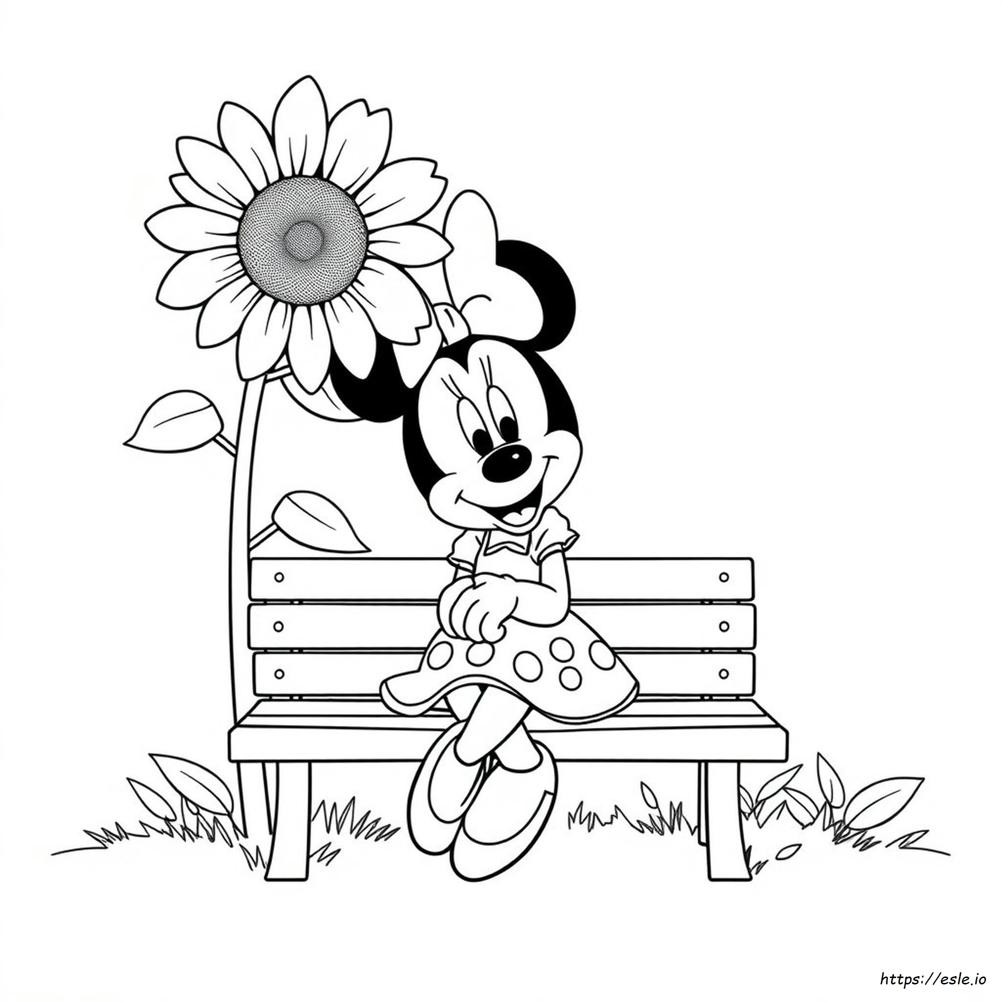 Coloriage Minnie Mouse