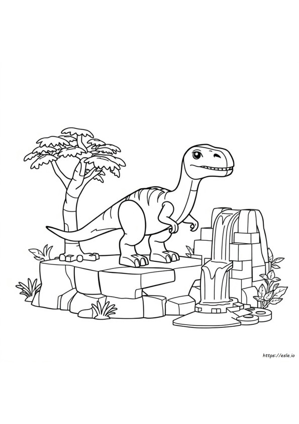Lego Jurassic Coloring