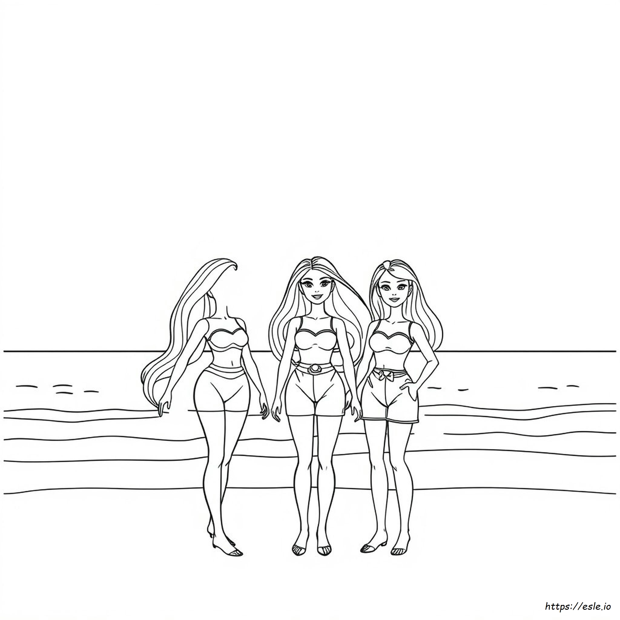 Kolorowanki Barbie I Jej Siostry