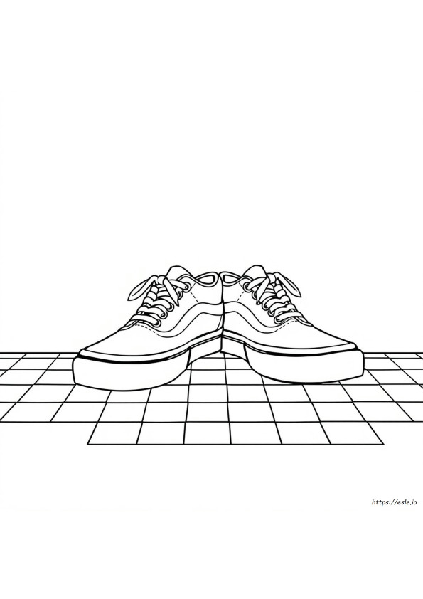 Vans Cipő Színező Oldalak