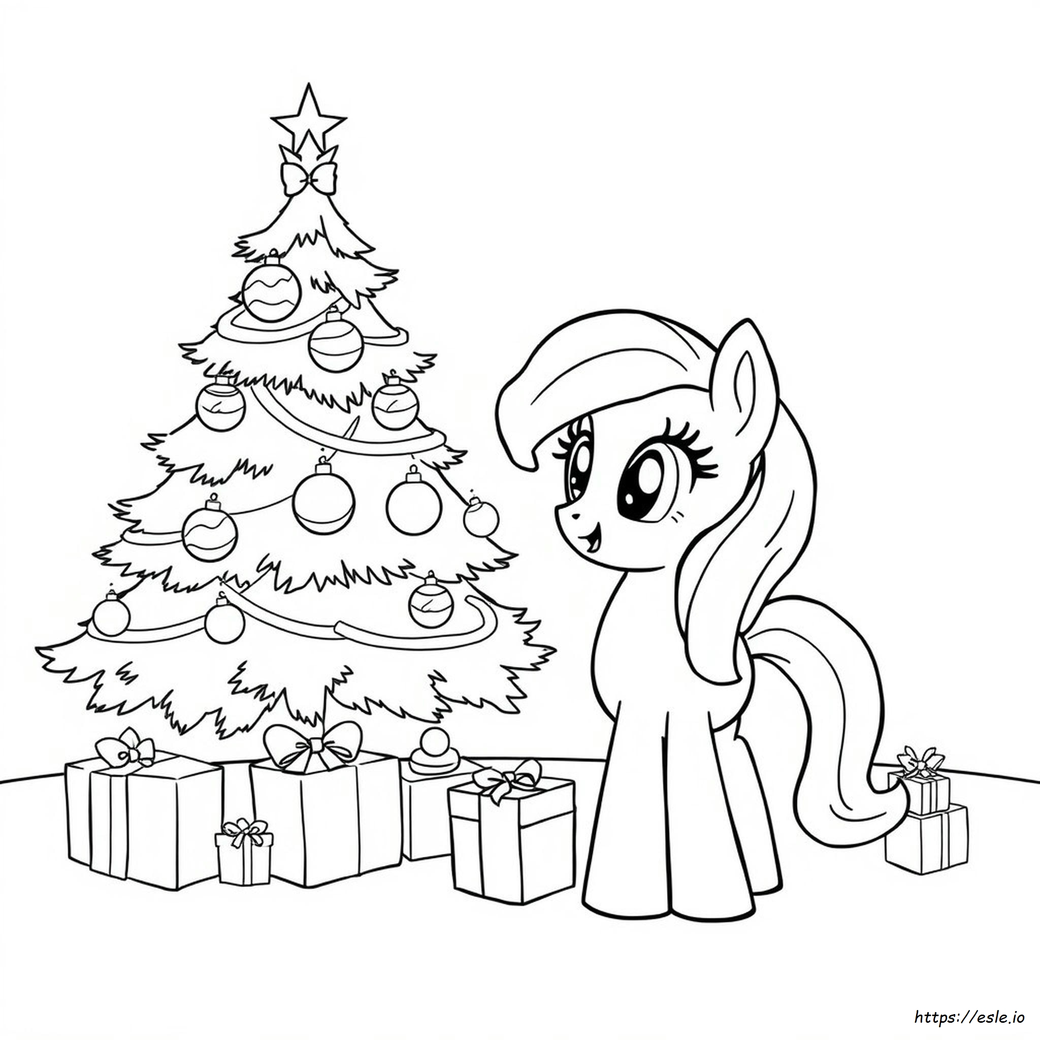 My Little Pony Natale Da Colorare