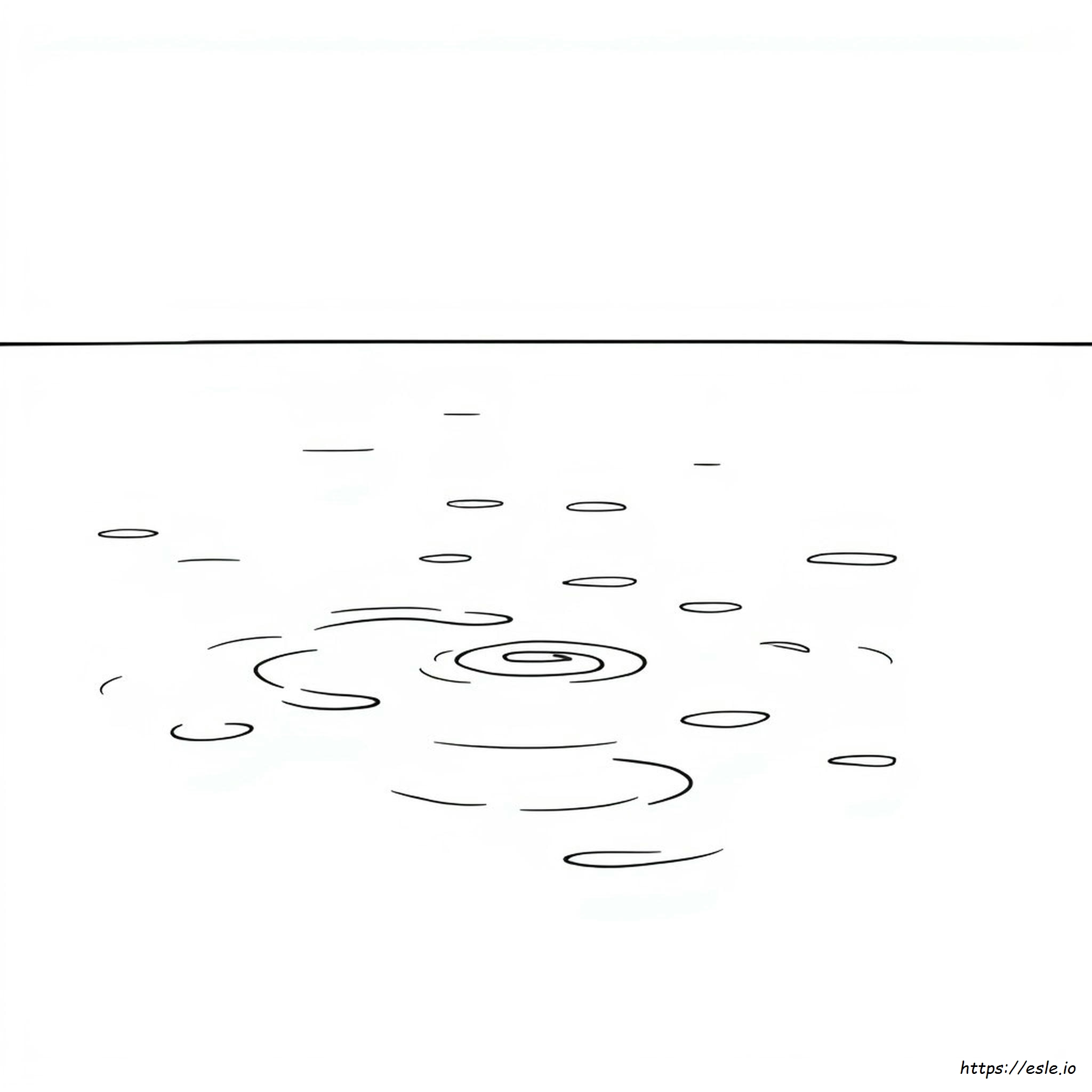 Colouring Page Of Water