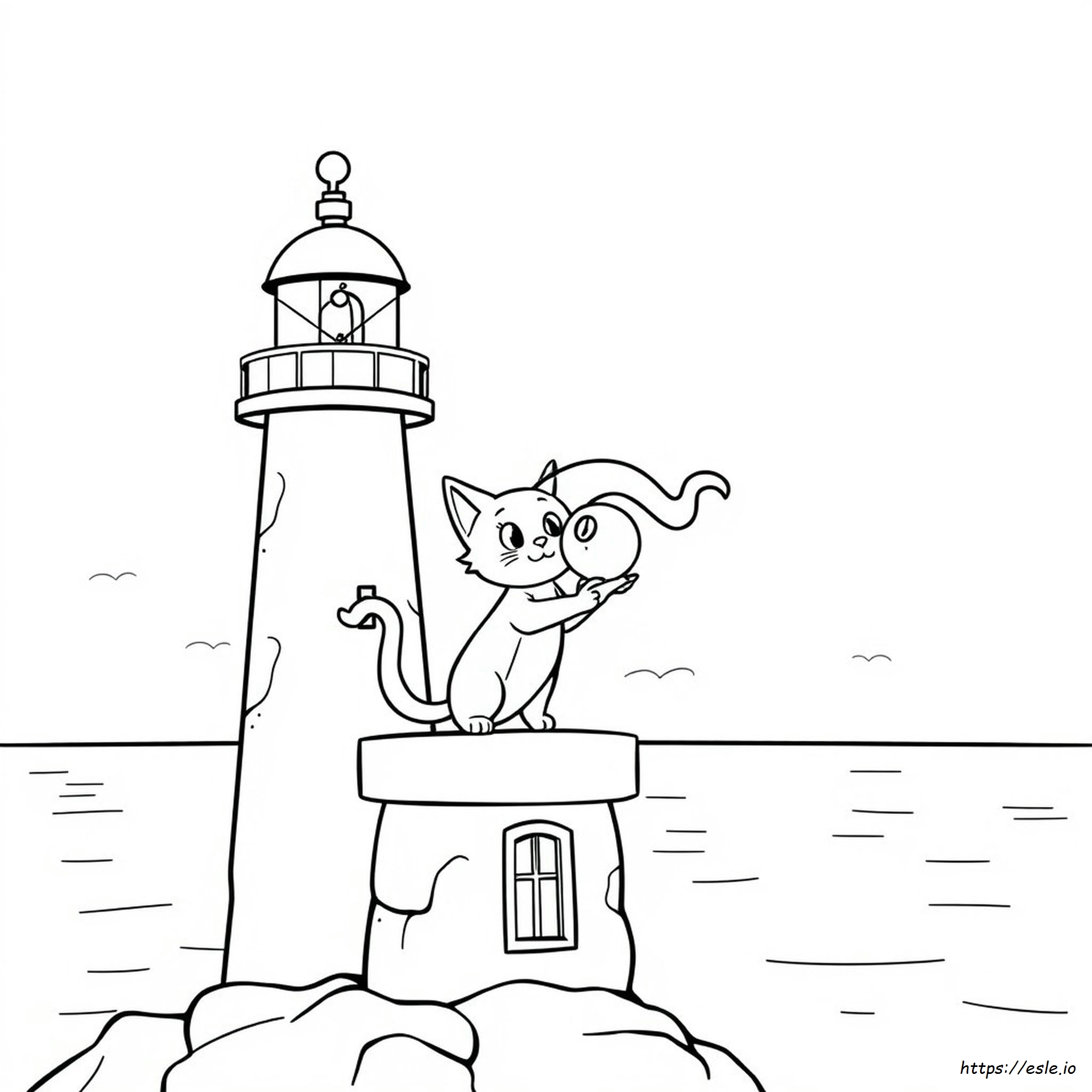 Siren Head Gatto Cartone Animato Da Colorare