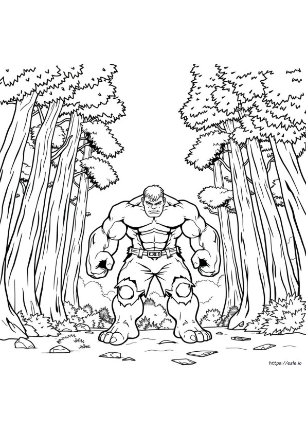 Supercoloring Hulk Ausmalbilder