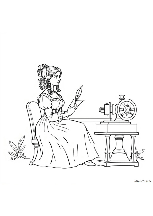 Ada Lovelace Gambar Mewarnai