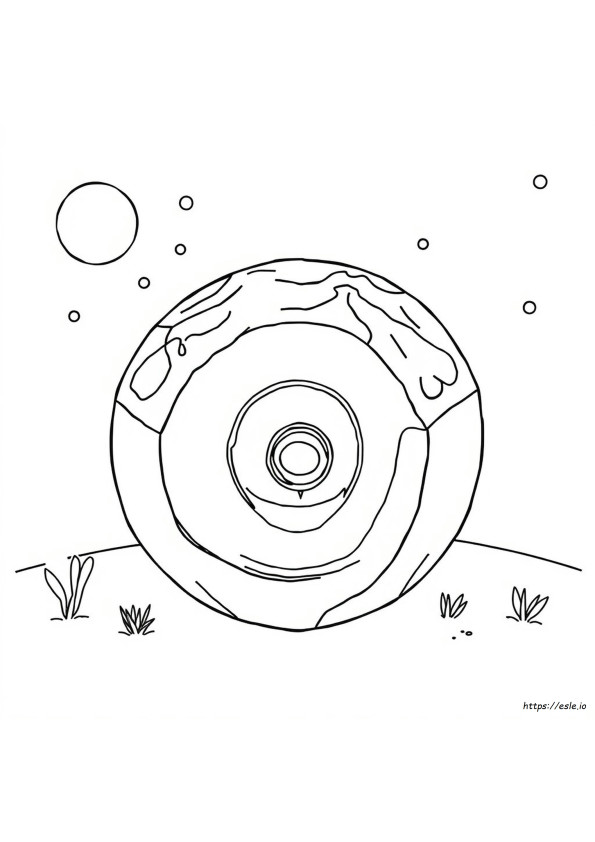 Schichten Der Erde Ausmalbild